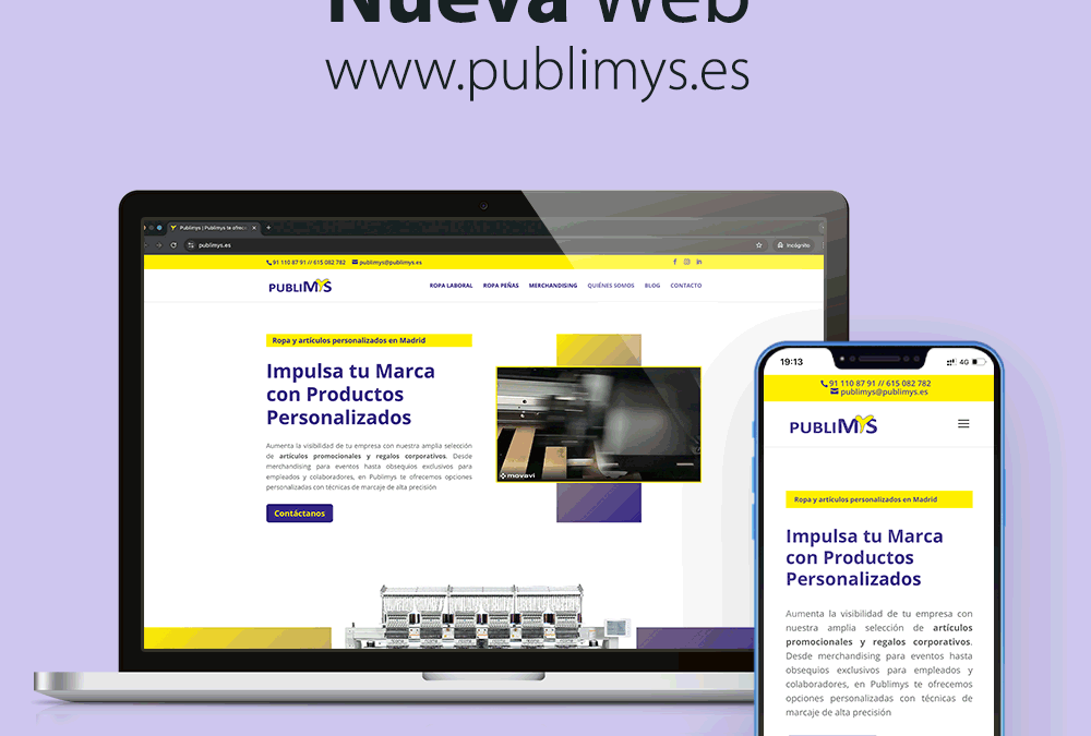 Nueva página web. Más ágil, intuitiva y llena de posibilidades para tu negocio.